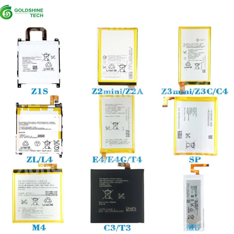 OEM Factory Mobile Phone Battery for Sony Xperia Z Z1 Z2 Z3 Z4 Z5 Xa Xz Xz1 Xz2 1 2 3 4 5 10 II III PRO L1 L2 L3 L4 Batteries